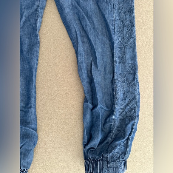 Johnny Was Pete & Greta Embroidered Pants Joggers Pockets - Picture 3 of 5